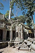 Ta Prohm temple - the imposing eastern gopura of the fourth enclosure 